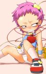  absurdres blush cheerleader eyeball forehead hairband hamahara_yoshio hamasan heart highres komeiji_satori pink_hair red_eyes short_hair solo third_eye touhou 