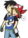  haruka_(pokemon) heart pokemon pokemon_(anime) satoshi_(pokemon) 