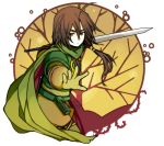  garcia_(golden_sun) gloves golden_sun long_hair ponytail roku_roku_(greentea66) sword weapon 