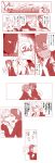  comic gift hairband highres hirasawa_yui k-on! kiss monochrome open_mouth shin_kawasaki smile tainaka_ritsu translated translation_request valentine yuri 