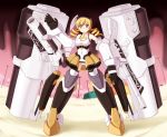  blonde_hair bodysuit drill_hair hat infinite_stratos leotard long_hair mahou_shoujo_madoka_magica mecha_musume nekomanma nekomanma_(byougatei) pilot_suit season_connection solo tomoe_mami twin_drills witch's_labyrinth yellow_eyes 