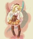  charlotte_(madoka_magica) kolshica magical_girl mahou_shoujo_madoka_magica sketch thighhighs tomoe_mami yellow_eyes 