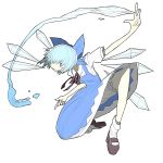  bloomers bow cirno hair_bow ice kenja_tori solo touhou wings 
