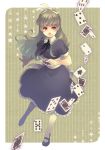 blonde_hair card cards falling_card holding holding_card red_eyes shin_megami_tensei star tatsuji 