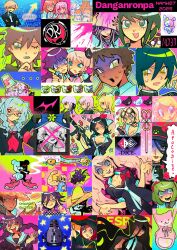  2025 6+boys 6+girls ? @_@ akamatsu_kaede animal_bag artist_name bandaged_arm bandages bear bleeding blood blood_splatter cat_bag cham-p cigarette close-up collage copyright_name cosplay d.i.c.e. danganronpa:_trigger_happy_havoc danganronpa_(series) danganronpa_2:_goodbye_despair danganronpa_3_(anime) danganronpa_another_episode:_ultra_despair_girls danganronpa_v3:_killing_harmony dated death english_text enoshima_junko enoshima_junko_(cosplay) food from_side fruit fujisaki_chihiro fukawa_toko genocider_sho grapes gun hamster hat highres hinata_hajime holding holding_gun holding_needle holding_weapon ikusaba_mukuro instant_cup_noodles instant_noodles iruma_miu jum-p kamukura_izuru kirigiri_kyoko komaeda_nagito large_shoes lesbian_flag maga-g meme mioda_ibuki monodam monokid monokuma monomi_(danganronpa) monophanie monosuke monotaro_(danganronpa) multiple_boys multiple_girls muscular muscular_male my_melody my_melody_(series) naegi_komaru naegi_makoto namw67 nanami_chiaki needle oma_kokichi owada_mondo pekoyama_peko pink_blood rabbit saihara_shuichi sanrio shaded_face shinguji_korekiyo shoes smoking smug sombrero spacecraft speech_bubble star_(sky) stonks_(meme) sun-d togami_byakuya towa_monaca trap tsumiki_mikan wand weapon x_(symbol) yukizome_chisa yumeno_himiko 