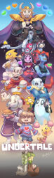  0_0 2016 2d 4girls 4others 6boys alphys ambiguous_gender android animal animal_ears animal_nose ankle_boots annoying_dog anthro aqua_background arachnid armor arthropod arthropod_girl asgore_dreemurr asriel_dreemurr back-to-back beard black_eyepatch black_hair black_pants black_pantyhose black_sclera black_shorts blonde_hair blouse blue_jacket blue_shirt blue_shorts blue_skin blue_soul_(undertale) blue_sweater body_fur boots bow brothers brown_boots brown_hair brown_shorts buck_teeth cape chara_(undertale) child colored_sclera colored_skin colored_teeth commentary copyright_name cousins crossed_arms cup cyan_soul_(undertale) delta_rune_(symbol) delta_rune_print digital_media dog double_horizontal_stripe droopy_ears ear_fins english_commentary english_text everyone extra_arms extra_eyes eyepatch facial_hair fangs female fins fish fish_girl floppy_ears flower flower_pot flowey_(undertale) frisk_(undertale) furry furry_female furry_male ghost gloves goat goat_boy goat_ears goat_girl goat_horns gradient_background green_soul_(undertale) green_sweater grey_background grey_hair grey_hood hair_bow hair_over_one_eye hand_on_own_chest head_fins headphones heart height_difference high_ponytail holding holding_cup holding_food holding_hands holding_plate hollow_eyes hood hood_down hooded_jacket horizontal-striped_clothes horns human humanoid humanoid_robot jacket kerstin_edin lizard lizard_girl lizard_tail long_hair long_sleeves looking_at_viewer male mammal mettaton mettaton_ex monster monster_boy monster_girl monster_kid_(undertale) muffet multicolored_background multiple_animal_ears multiple_boys multiple_girls multiple_others napstablook open_clothes open_jacket open_mouth orange_background orange_soul_(undertale) pants pantyhose pantyhose_under_shorts papyrus_(undertale) pastry pauldrons pie pink_slippers pink_stripes plant plate ponytail potted_plant print_robe puffy_short_sleeves puffy_shorts puffy_sleeves purple_robe purple_skin purple_soul_(undertale) red_blouse red_boots red_bow red_cape red_gloves red_hair reptile reptile_girl reptile_tail robe robot robot_boy sans_(undertale) scalie sharp_teeth sheet_ghost shirt short_hair short_twintails shorts siblings signature single_vertical_stripe skeleton skin_fangs slippers slit_pupils smile solid_eyes sparkle spider spider_girl striped_clothes striped_shirt striped_shorts striped_sleeves striped_sweater sweater tail tall_image teacup teeth temmie text toriel twintails two-tone_shirt two-tone_sweater undead undertale undyne upside-down utdr_(toby_fox) v variant_set vertical-striped_clothes vertical-striped_shorts white_armor white_dog white_fur white_gloves white_horns white_shirt white_sleeves white_stripes yellow_flower yellow_sclera yellow_shirt yellow_skin yellow_soul_(undertale) yellow_stripes yellow_teeth 