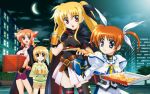  animal_ears arf fate_testarossa mahou_shoujo_lyrical_nanoha mahou_shoujo_lyrical_nanoha_the_movie_1st takamachi_nanoha thigh-highs yuuno_scrya 