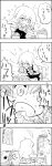  comic eating hat highres kirisame_marisa long_hair monochrome moon mushroom patchouli_knowledge sleeping star tani_takeshi touhou translated translation_request yukkuri_shiteitte_ne 