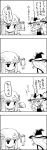  bow braid comic hat highres kirisame_marisa long_hair monochrome moon patchouli_knowledge tani_takeshi touhou translated translation_request yukkuri_shiteitte_ne 