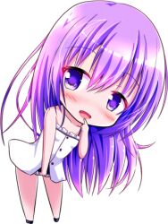  1girl bare_shoulders blue_skirt blush breasts camisole chibi chibi_only collarbone full_body game_asset hair_between_eyes hina_(koucha_rakkyo) koucha_rakkyo leaning_forward long_hair lowres miniskirt non-web_source open_mouth pointing pointing_at_self purple_hair sabrina_to_muryoku_na_tamashii self-datamine sidelocks simple_background skirt small_breasts smile solo standing tareme transparent_background variant_set very_long_hair violet_eyes white_camisole 