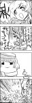  aki_shizuha comic hat highres letty_whiterock monochrome scarf tani_takeshi touhou translated translation_request yukkuri_shiteitte_ne 