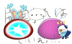  ... blush_stickers chaos_elfilis closed_eyes dark_matter_(pokemon) elfilin fecto_elfilis flying_sweatdrops hug kirby_(series) kirby_and_the_forgotten_land no_humans notched_ear oshawott pokemon pokemon_(creature) pokemon_mystery_dungeon pokemon_super_mystery_dungeon simple_background wakashi_(sanntappe) white_background 