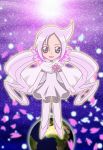  :d :p ahoge blue_eyes brooch cape choker dress flower gloves hair_flower hair_ornament happy heart heartcatch_precure! heterochromia high_heels highres infinite_precure jewelry long_hair magical_girl monyotarosu mugen_silhouette open_mouth petals pink_hair planet precure purple_eyes shoes smile solo space thigh-highs thighhighs tongue twintails violet_eyes 