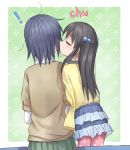  2girls amputee kiss multiple_girls original yuri yuyuzuki_(yume_usagi) 