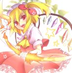  bad_id blonde_hair flandre_scarlet red_eyes solo the_embodiment_of_scarlet_devil touhou wings yonyon 