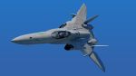  bad_id flying highres jet macross macross_frontier mars_br mecha realistic sky vf-25 