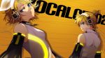 blue_eyes brother_and_sister domco highres kagamine_len kagamine_len_(append) kagamine_rin kagamine_rin_(append) siblings twins vocaloid vocaloid_append 