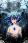  bare_shoulders blue blue_eyes blue_hair bubble bust highres hitsuki_pemo mahou_shoujo_madoka_magica miki_sayaka nude short_hair soul_gem tears topless witch&#039;s_labyrinth witch's_labyrinth 
