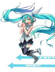  aqua_eyes aqua_hair boots fkey hatsune_miku highres hood long_hair open_mouth simple_background skirt solo thigh-highs thighhighs twintails umbrella very_long_hair vocaloid zengxianxin zipper 