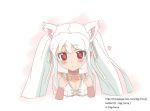  animal_ears cat_ears genderswap kimura_tatsuki kyubey kyuubee mahou_shoujo_madoka_magica personification red_eyes solo tears twintails white_hair 