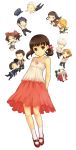  amagi_yukiko black_eyes black_hair blue_eyes blue_hair brown_eyes brown_hair chibi doujima_nanako doujima_ryoutarou grey_eyes hanamura_yousuke highres kujikawa_rise kuma_(persona_4) long_hair mary_janes narukami_yuu persona persona_4 red_hair redhead saeuchobab satonaka_chie seta_souji shirogana_naoto shirogane_naoto shoes short_hair silver_hair tatsumi_kanji tonkotsu_ramen 