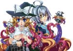  blonde_hair blue_eyes braid hat kirisame_marisa long_hair miero morichika_rinnosuke tentacle tentacles touhou witch_hat 