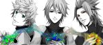  aqua_(kingdom_hearts) blue_eyes green_eyes kingdom_hearts kingdom_hearts_birth_by_sleep orange_eyes sdhh simple_background spot_color terra_(kingdom_hearts) ventus 