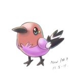  artist_request beak bird fletchling no_humans pokemon 