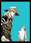  gyro_zeppeli jojo_no_kimyou_na_bouken monochrome ringo_roadagain steel_ball_run 