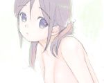  face higebu inazuma_eleven inazuma_eleven_(series) kudou_fuyuka nude purple_hair short_twintails twintails 