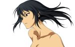  428 alphard bare_shoulders black_hair canaan collarbone extraction highres long_hair nude transparent_background vector vector_trace 
