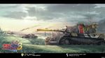  edelweiss_(senjou_no_valkyria) field highres military military_vehicle no_humans official_art scenery sega senjou_no_valkyria senjou_no_valkyria_3 tank vehicle wallpaper 