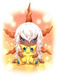  blush joltik kuronekotarou larvesta no_humans pokemon pokemon_(creature) pokemon_(game) pokemon_black_and_white pokemon_bw 