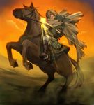  cape epona gloves hat horse horseback_riding link lowres nintendo riding the_legend_of_zelda 