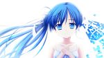  akizuki_tsukasa aqua blue_eyes blue_hair close game_cg twintails white 