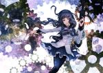  akemi_homura black_hair gears gun hairband long_hair mahou_shoujo_madoka_magica pantyhose solo toonikun weapon 