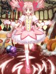  :o bell bow bubble_skirt cake chain chains choker dress food fork frills fruit gloves hair_ribbon jewelry kaname_madoka kanika_maboko kneehighs magical_girl mahou_shoujo_madoka_magica mary_janes open_mouth pink_eyes pink_hair puffy_sleeves ribbon shoes short_hair short_twintails solo strawberry surprised twintails white_legwear witch&#039;s_labyrinth witch's_labyrinth 
