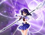  bishoujo_senshi_sailor_moon black_hair bob_cut bow earrings elbow_gloves frown glaive gloves ito jewelry magical_girl pleated_skirt polearm purple_eyes ribbon sailor_collar sailor_saturn serious short_hair silence_glaive skirt solo tiara tomoe_hotaru violet_eyes weapon white_gloves zoom_layer 
