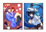  anchor bad_id book multiple_girls murasa_minamitsu patchouli_knowledge sailor sailor_uniform touhou tsuttsu yukino_tsubu 