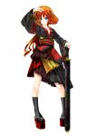  highres japanese_clothes kimono orange_hair original r0g0b0 sheath short_hair solo sword weapon 