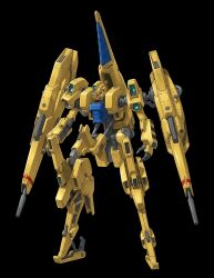  aeug beam_cannon commentary_request exposed_internal_machinery gundam highres keng666 mecha mecha_focus methuss mobile_suit no_humans original realistic red_eyes redesign robot science_fiction solo space zero_gravity zeta_gundam 