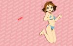  bikini blue_bikini hirasawa_yui jumping k-on! swimsuit 