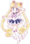  :d :p bishoujo_senshi_sailor_moon blonde_hair blue_eyes boots bow chibi choker crown curly_hair double_bun elbow_gloves frills gloves hair_ornament hairpin happy jewelry long_hair lowres magical_girl official_art open_mouth pretty_guardian_sailor_moon princess_sailor_moon ribbon sailor_moon skirt smile solo takeuchi_naoko tiara tongue tsukino_usagi twintails v very_long_hair white_background white_gloves 
