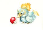  bird chikama chikama_(minka) fiery_hair fiery_tail marco one_piece phoenix poke_ball pokemon 