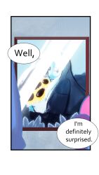  1girl blue_diamond_(steven_universe) blue_skin colored_skin demondionysus flower gem_(steven_universe) highres long_hair portrait_(object) solo speech_bubble steven_universe sunflower upper_body white_hair 