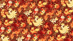  alt_text animal_focus artist_name charmander chimchar closed_eyes closed_mouth commentary cyndaquil english_commentary fangs fennekin fire fire_type_theme_(pokemon) flame-tipped_tail flareon flower fuecoco growlithe highres limited_palette litten ninetales no_humans nostrils open_mouth pokemon pokemon_(creature) pokemon_focus scorbunny smile solid_oval_eyes starsalts tail tepig torchic 
