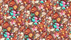  :3 animal_focus arm_up artist_name baseball_cap berry_(pokemon) bidoof buck_teeth buneary closed_mouth commentary deerling deerling_(spring) eevee egg fangs farfetch'd food fruit full_body great_ball hat highres holding holding_food holding_own_tail holding_spring_onion holding_vegetable leaf_(pokemon) leppa_berry lillipup limited_palette love_ball luxury_ball master_ball meowth nanab_berry no_humans normal_type_theme_(pokemon) open_mouth oran_berry pinap_berry poke_ball poke_ball_(basic) pokemon pokemon_(creature) pokemon_egg pokemon_firered_and_leafgreen pokemon_focus porygon premier_ball quick_ball razz_berry red_(pokemon) smeargle smile solid_oval_eyes spring_onion starsalts super_potion tail teddiursa teeth ultra_ball untranslatable_commentary unworn_hat unworn_headwear vegetable white_hat 