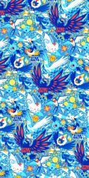  aircraft animal_focus artist_name bird character_balloon chatot closed_eyes closed_mouth clouds commentary corviknight dynamax english_commentary feathers flower flying_type_theme_(pokemon) full_body gigantamax gigantamax_corviknight highres hot_air_balloon jumpluff kite limited_palette meowth no_humans open_mouth oricorio oricorio_(sensu) paper_airplane pikachu pokemon pokemon_(anime) pokemon_(creature) pokemon_focus rufflet smile solid_oval_eyes star_(symbol) starsalts swanna taillow togekiss wingull woobat 