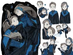  ... 1boy 1girl :< :p :t ;p ^_^ alternate_universe big_dipper birthmark black_cape black_gloves black_pants black_shirt black_skirt blade_to_throat blue_cape blue_cross_tie blue_eyes blue_headband blue_vest blush book brooch brother_and_sister brown_hair cape chinese_commentary chinese_text closed_eyes closed_mouth collared_shirt commentary_request cowboy_shot cross_tie deformed dipper_gleeful dipper_pines dot_nose dress_shirt earrings expressionless facial_mark feet_out_of_frame flat_chest floating floating_hair forehead forehead_mark formal_clothes frown gloves gravity_falls hand_on_another's_cheek hand_on_another's_face hands_up head_tilt headband highres holding holding_book holding_knife holding_wand hood hood_down hooded_cape jewelry knife long_hair long_sleeves looking_at_another looking_at_viewer looking_to_the_side ma_fu mabel_gleeful mabel_pines multiple_views one_eye_closed open_book open_mouth pants parted_hair parted_lips pointing pointing_at_viewer puff_of_air reverse_falls_(gravity_falls) running shirt siblings side_part sideways_glance skirt smile snapping_fingers spoken_ellipsis straight-on stud_earrings tongue tongue_out translation_request twins two-sided_cape two-sided_fabric two-tone_cape upper_body very_long_hair vest waistcoat wand wing_collar 