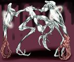  :3 alternate_form claws crossover dead_space kyubey mahou_shoujo_madoka_magica monster muscle necromorph parody tail zapan 